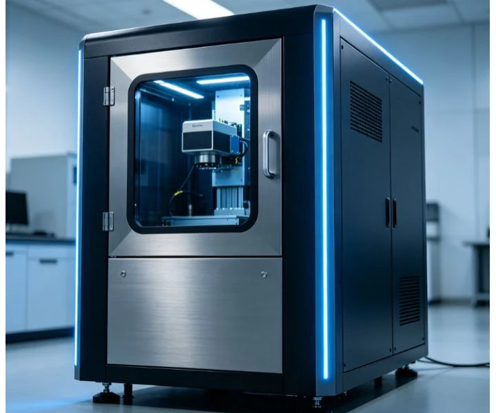 High Precision Enclosed Fiber Laser Marking Machine